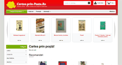 Desktop Screenshot of cartea-prin-posta.ro